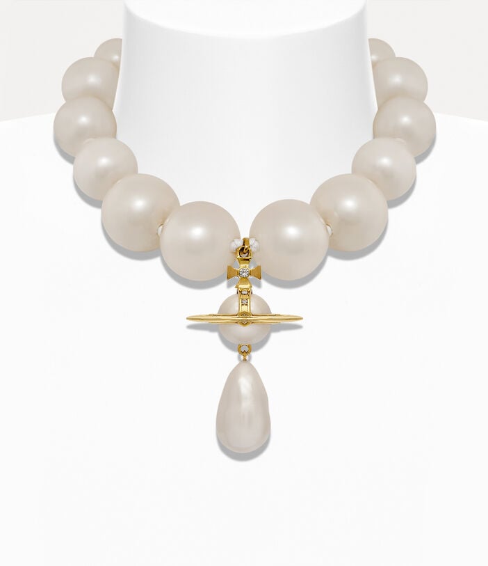 Vivienne Westwood GIANT PEARL DROP NECKLACE